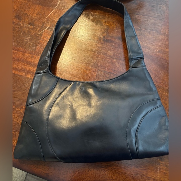 Kenneth Cole New York Black Y2K Leather Shoulder & wallet - 2 piece bundle - Picture 3 of 17